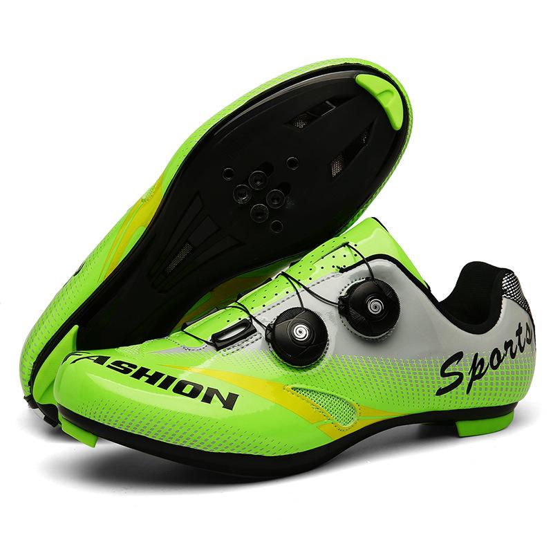 Men's and Women's Summer Breathable Clipless Cycling Shoes for Mountain and Road Biking.