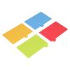 4PCS Thickened Design Cutting Board PP Food Chopping Block Chopping Board  Food Preparation