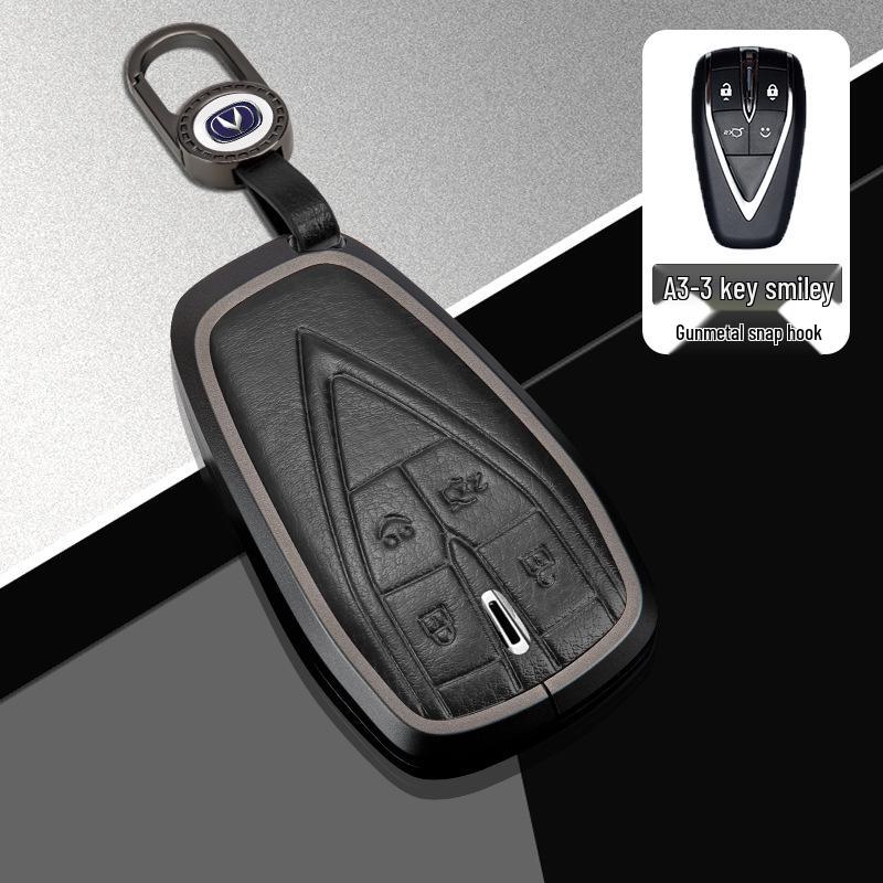 Changan Car Key Cover for Third Gen CS75 Plus, Yidong Plus, CS55, and CS35 Plus