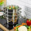 KINGHOFF STEAM POT 5 PIECES 18cm KH-3317
