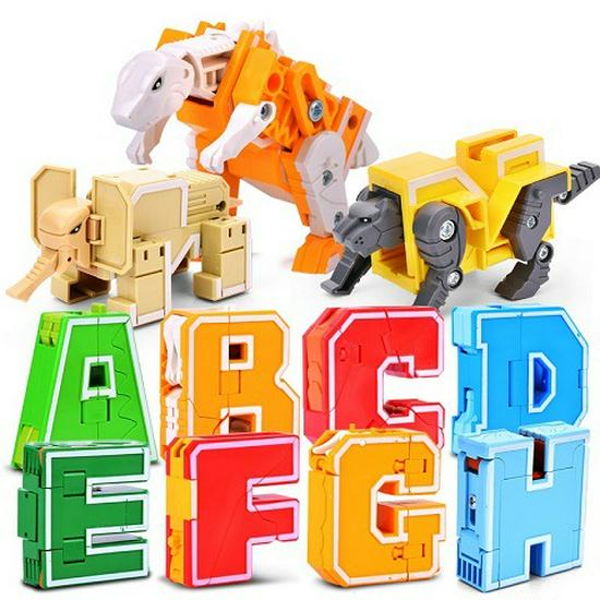 Dinosaur Robot Transformation Toy Set for 6-Year-Olds
