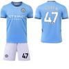 2024-25 Domácí dres Man City #9 Haaland #17 De Bruyne Fotbalové dresy