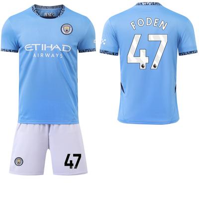 2024-25 Domácí dres Man City #9 Haaland #17 De Bruyne Fotbalové dresy