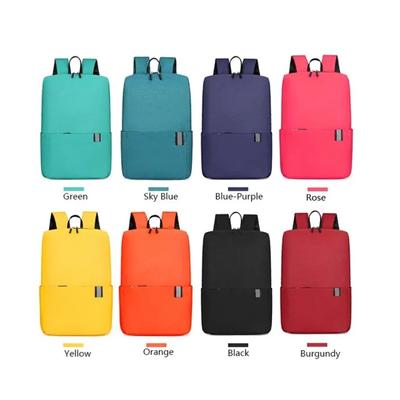 Multicolor Series Fashionable Small Backpack 11-inch Simple Lightweight Duffel Bag Men And Women Universal Computer Bag