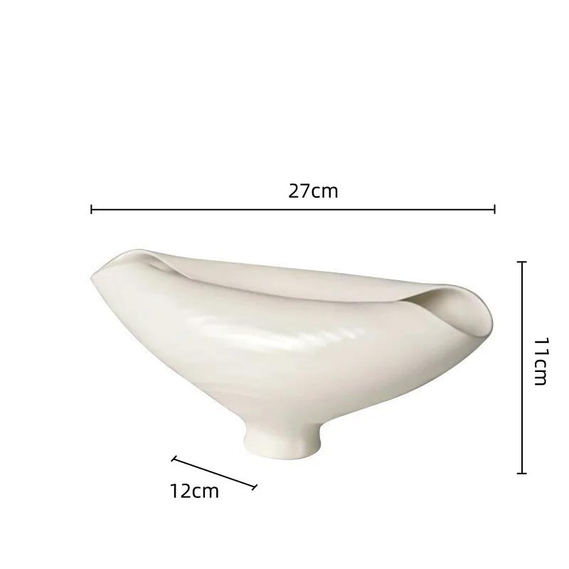 

Abstract Art Flower Pot Elliptic Irregularity Resin Decoration Flower Vase Floral Arrangement Accessories Home Decoration