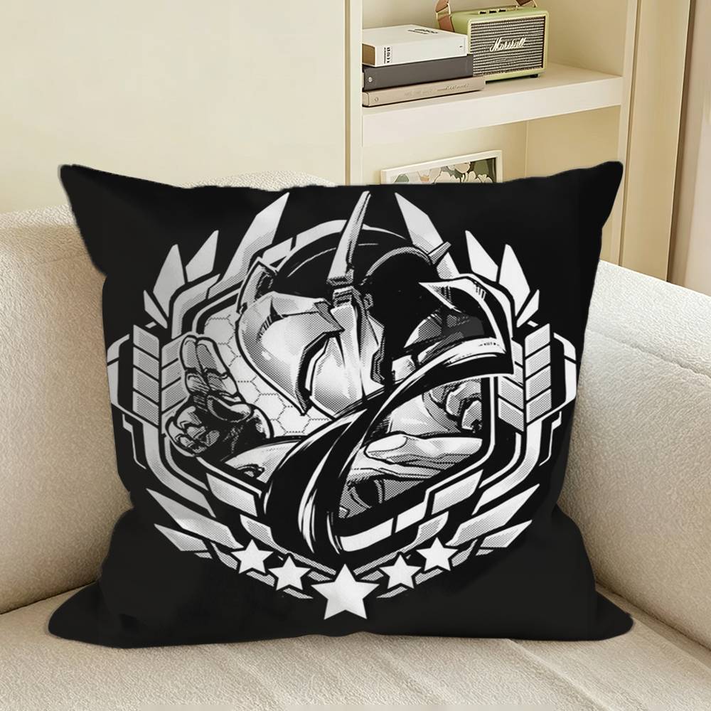 NEW OOverwatchS Game Square Sofa Pillow Cover Solid Color Living Room Home Decor Cushion Case