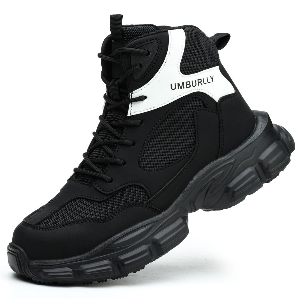 Steel Toe Safety Shoes For Women Lightweight Work Sneakers Puncture Proof Work Shoes Indestructible Coustruction Work Boots