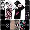 Soft Cover for Samsung Galaxy A05 A06 A14 A50 A51 A52 A12 A13 A17 A70 A07 A25 A26 A56 A23 M53 Coque Phone Case Cute Dog Paw