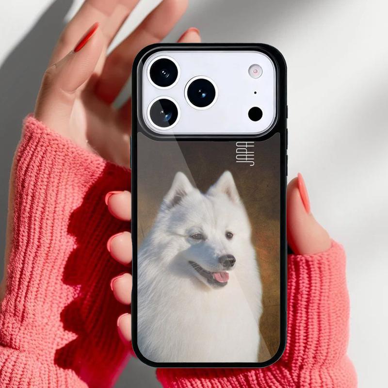 Japanese Spitz Dog Phone Case for iPhone 17 16 15 14 13 Pro Max Back Cover for 12 11 Pro Coque