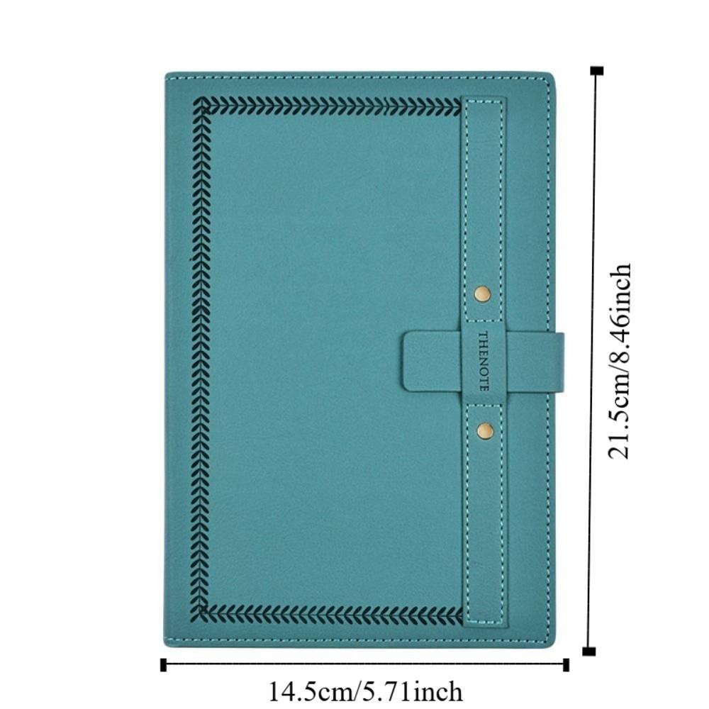 PU Leather Cover Business Office Notebook Frosted Texture Students Notebook Diary Agenda Organizer