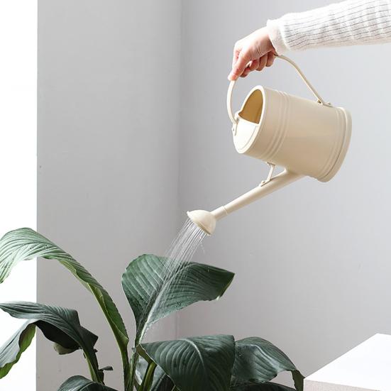Yousheng Long Spout Watering Can 2L Plastic Watering Bottle Garden Watering Pot with Detachable Spray Head for Houseplants Outdoor Plants