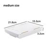 Desk Organizers Storage Drawer Self-adhesive Storage Box Office Stationery Tools Organizers Knife Fork Kitchen Organizer Makeup