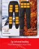 Unisex Multi-Zone Heated Winter Pants with Knee Warmers and Pockets
