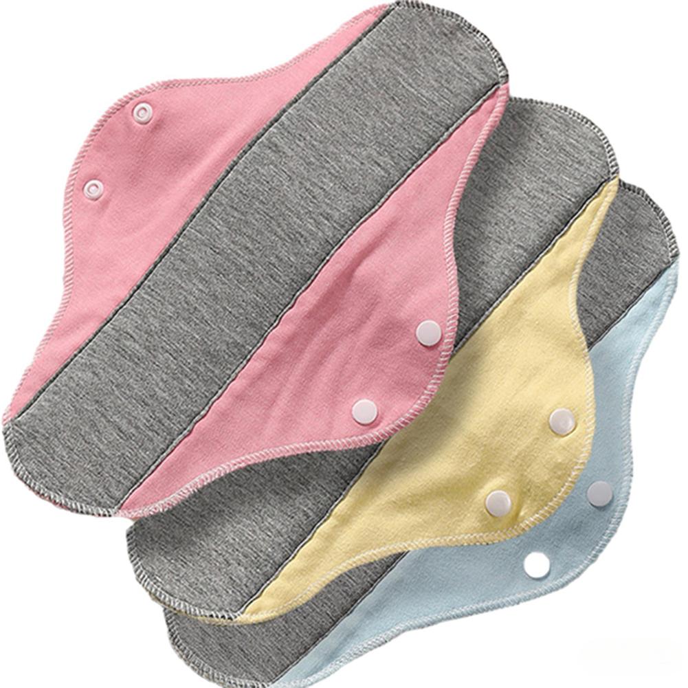 3Pcs Adult Washable Cotton Pad Soft Comfortable Breathable Water Absorbing Anti-leakage Antibacterial Bacteriostatic Underpants Pad