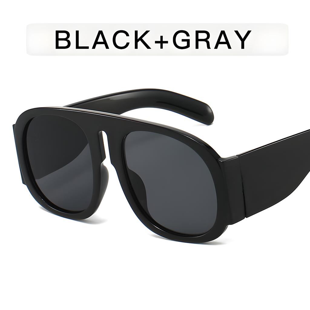 1pc Style Oversized Gradient Color Fashion Fashion Glasses Fashion Glasses Women Ladies Shades Beach Accessories Vintage Y2k