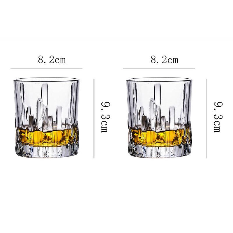 

300ml/340ml Personalized Water Glass Whisky Glass Beer Glass Cups Tea Brewing Glass Lemon Tea Cup Beer Glass Cocktail Glass Gift 2pcs