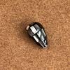 1Pc, Black Natural Shell Pendant, Fashion Minimalist Style Men Women Charms, DIY Necklace Accessories, Creative Jewellery Making, Festive Crafts