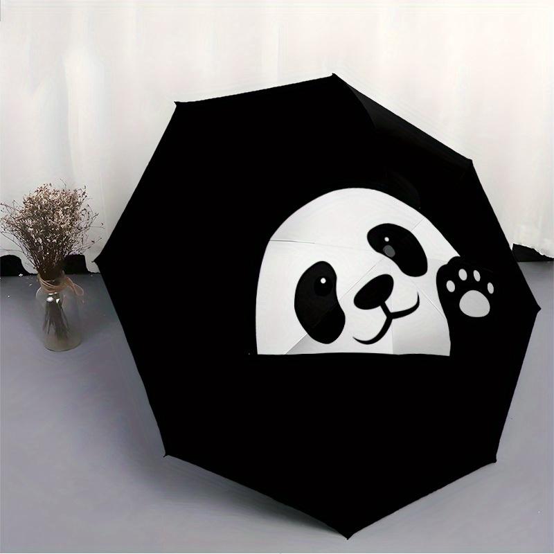 1pc Panda Paw Automatic Open/close, All-Season Portable Folding Umbrella, Travel, Everyday, Formal Events059