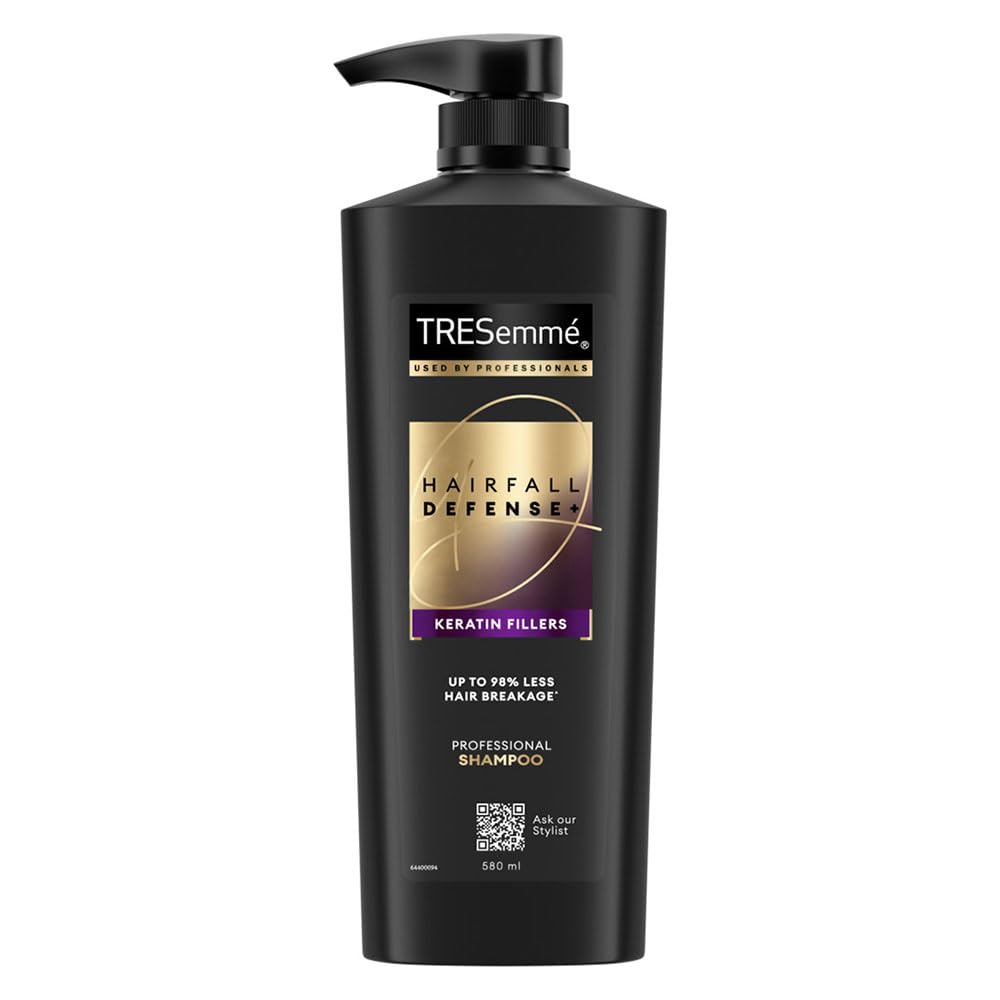 

Hairfall Defense+ Shampoo 580ml With Keratin Fillers | Longer and Stronger hair | Prevents Hair Fall due to Breakage 580 ml