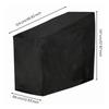 Shielded Particle Cover Black Exercise Gear Stitched Seams