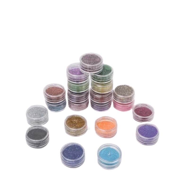 3g Bottle Colored Glitter Powder for Nail Art and DIY Crafts