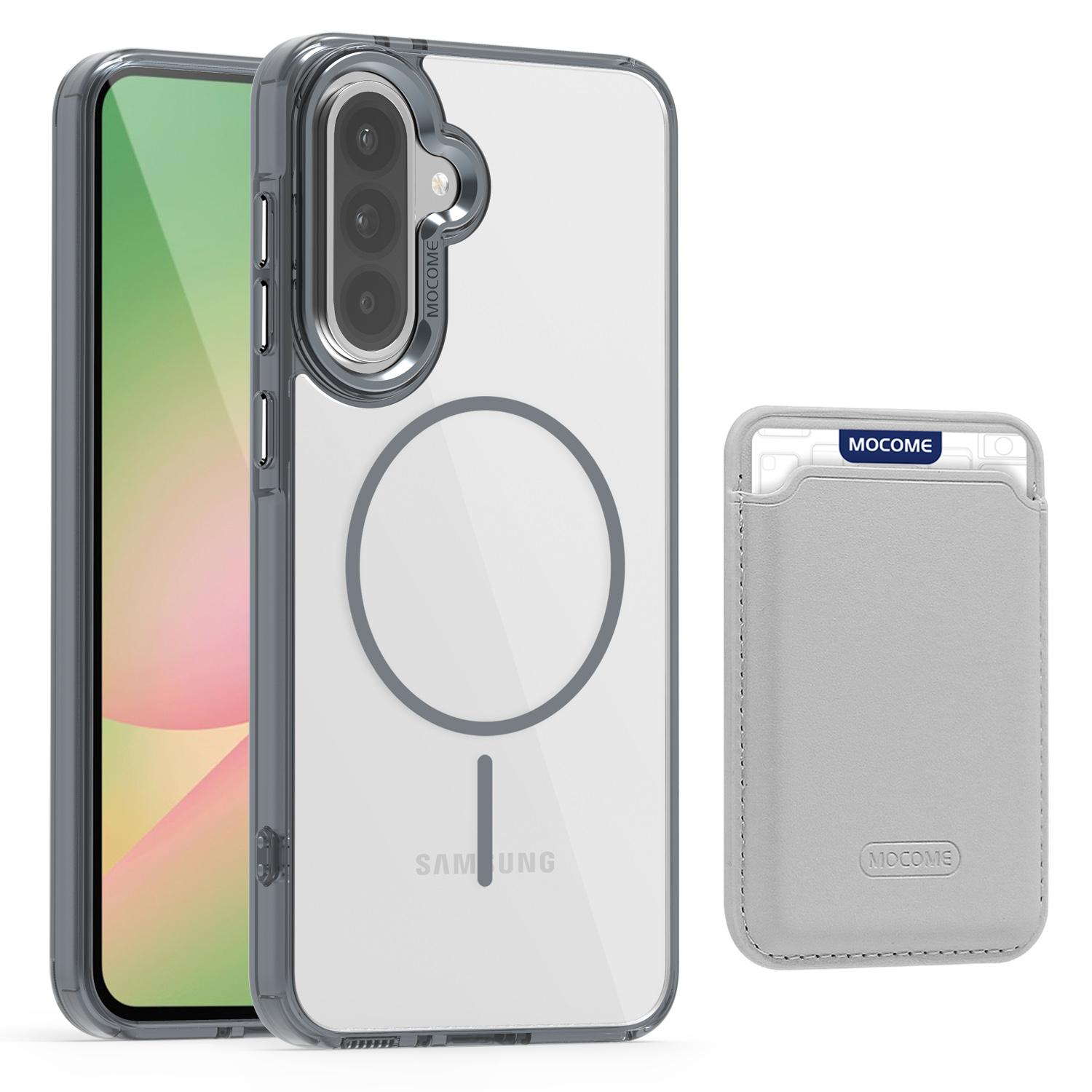 For Samsung Galaxy A56 5G/A36 5G Magnetic Case TPU + PC Phone Cover with Card Bag G