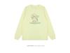 Moe Style Cute Cartoon Dog Print Long Sleeve T-shirt for Students, Autumn/Winter Trendy Top