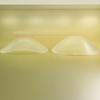 Sweat-proof Skin-Friendly Shoulder Pad Silicone Clear 1 Pair