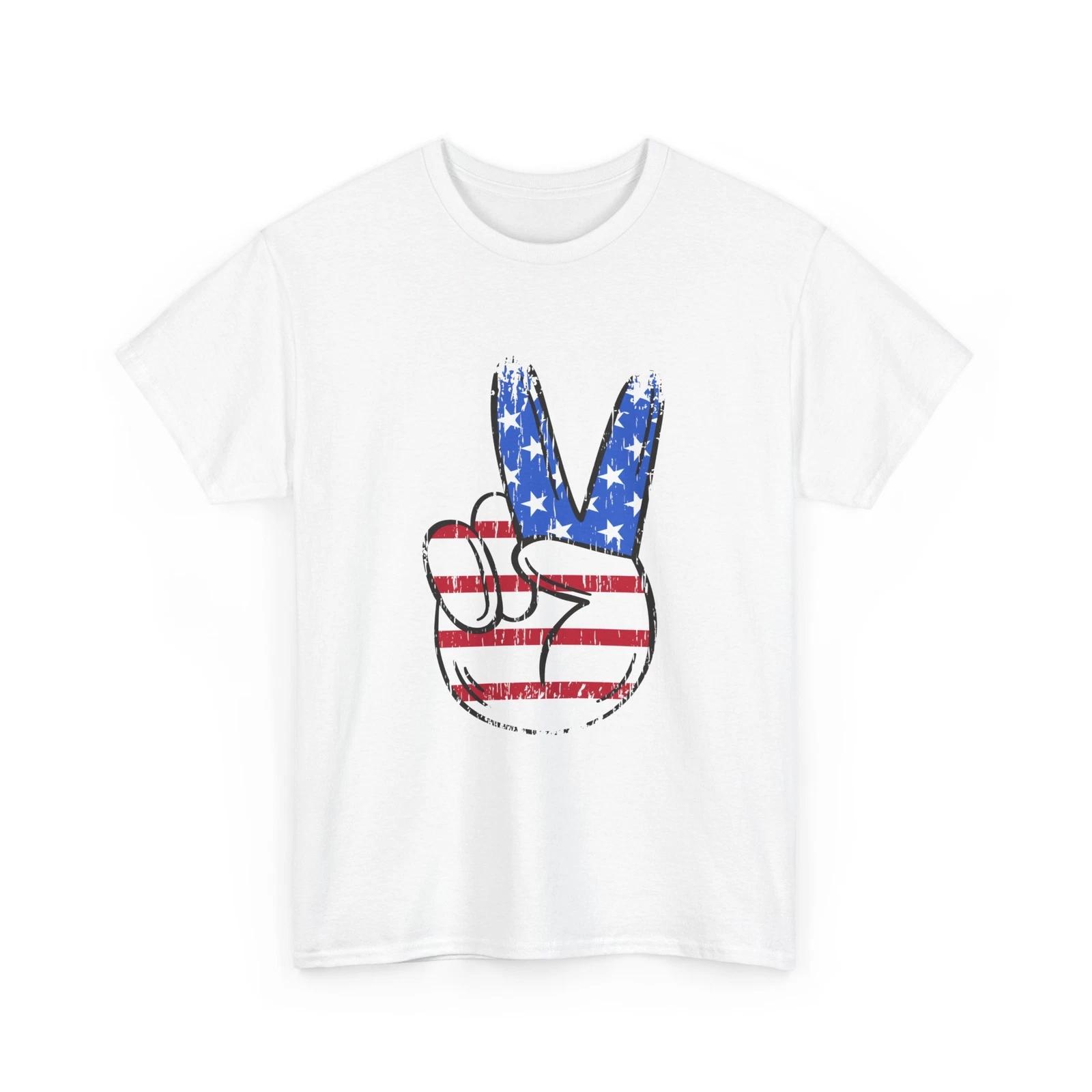 Рубашка на 4 июля, Футболка с рукой и флагом США, Футболка на Четвертое июля для женщин и мужчин XL