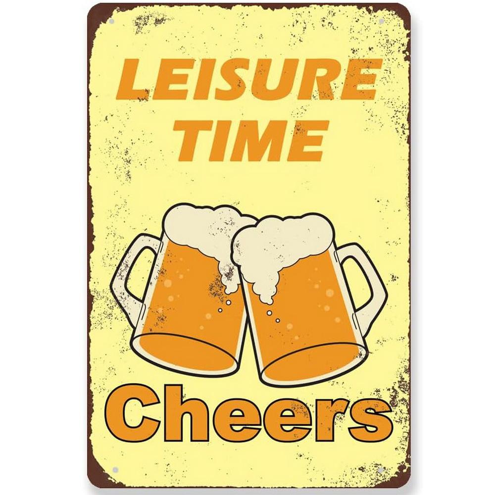 Plaque Metal Tin Signs All You Need is Beer Wall Decoration Vintage Posters Iron Painting for Man Cave Home Cafe Garden Club
