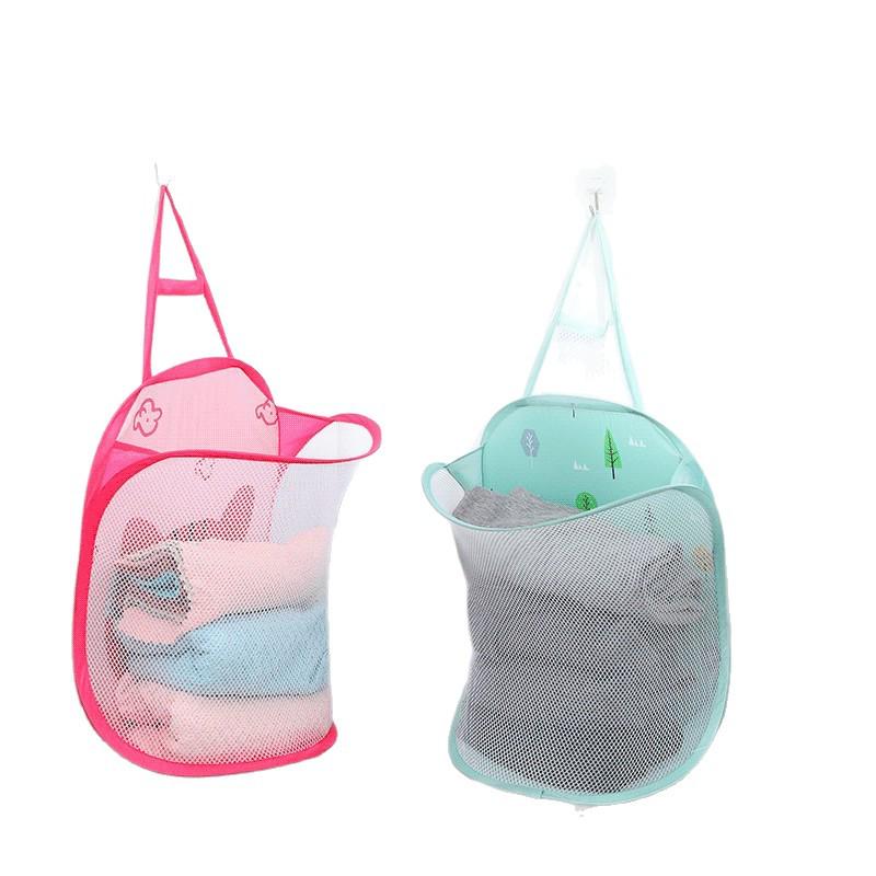 Portable Wall-Mounted Laundry Basket: Large Capacity & Multi-functional for Bathroom