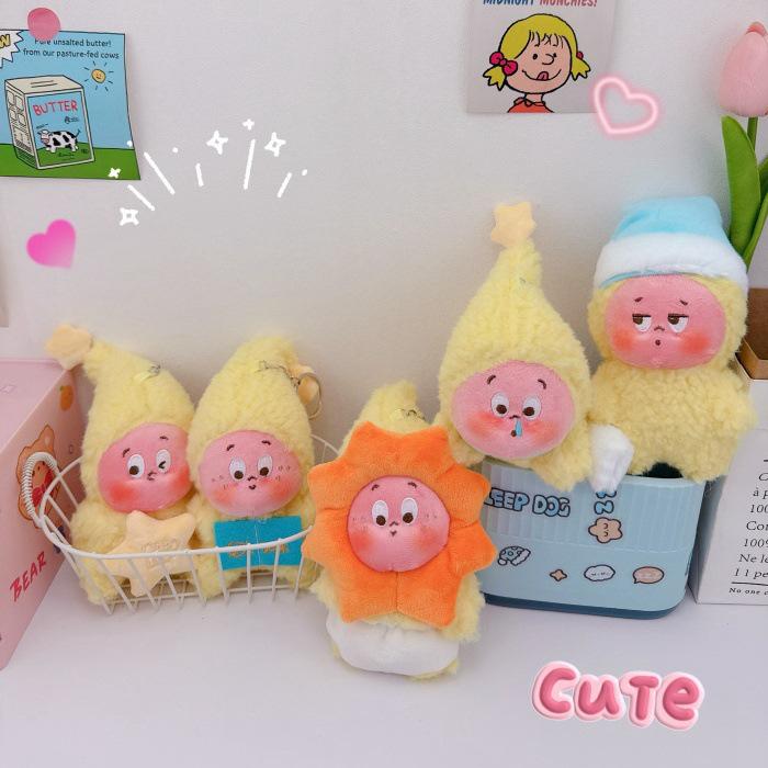 Cute Star People Doll Keychain, Twinkle Be a Little Star Series Plush Pendant,Collectible Toys Home Decorations, Holiday Birthday Gifts