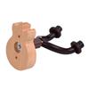 Guitar Wall Mount Hanger Solid Wood Guitar Hanger Wall Hook Holder Stand with Metal Steadying Bars for Acoustic