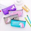 PVC jelly glue cute pencil bag Simple small large capacity stationery bag student school supplies storage bag pen case gifts