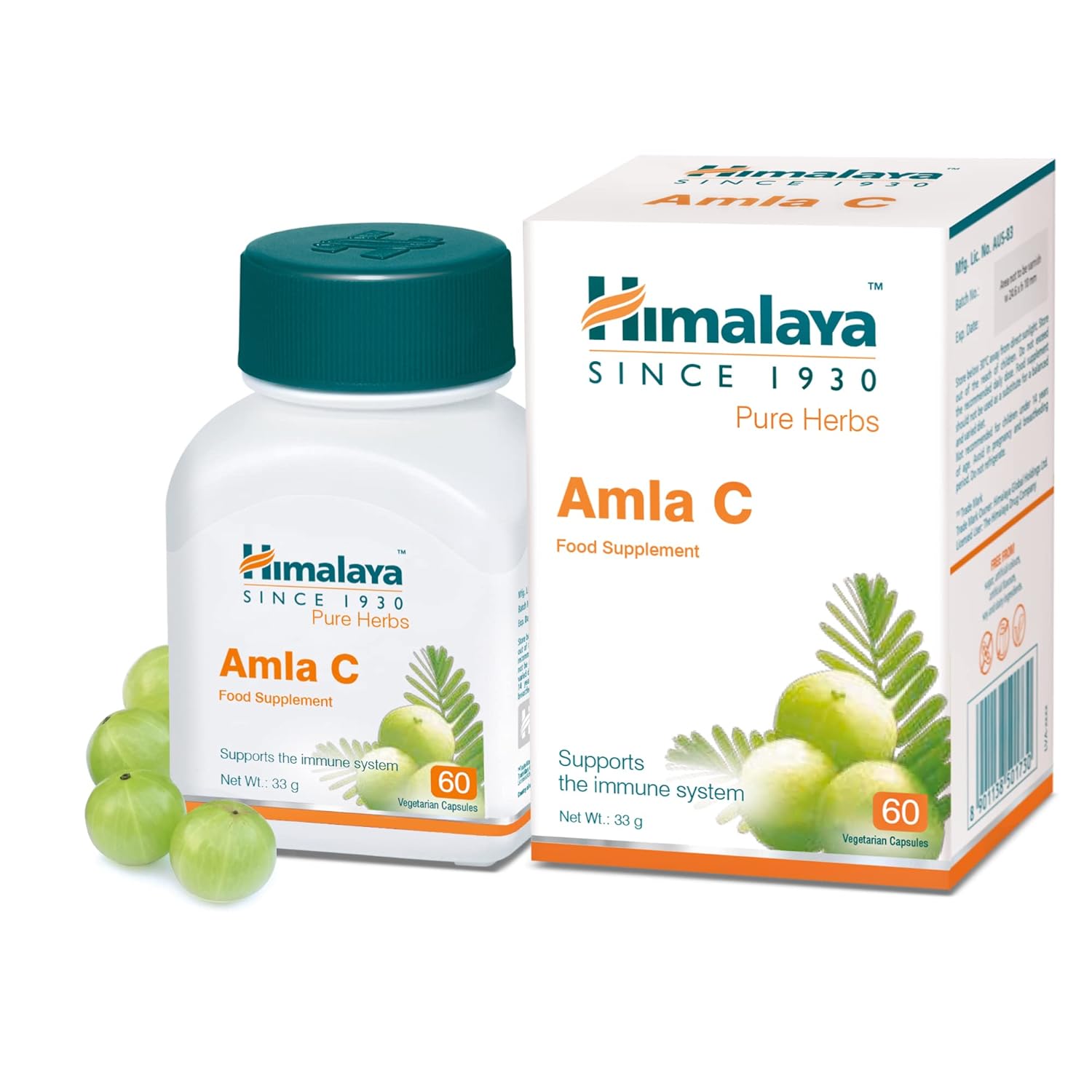 

Himalaya Wellness Pure Herbs Amalaki Immunity Wellness |Promotes health | 60 Tablets X Pack of 3
