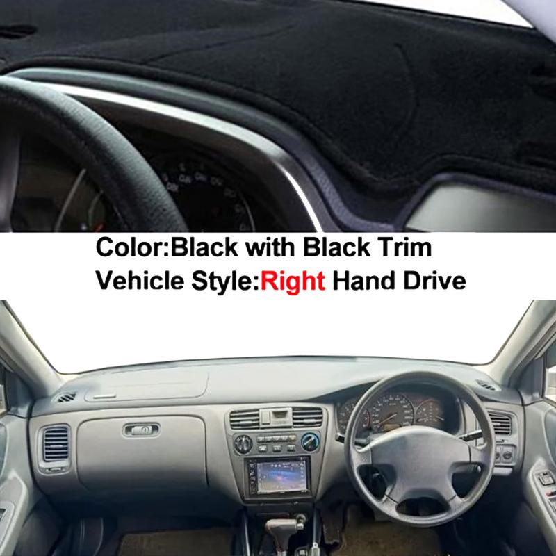 Car Auto Inner Dashboard Cover For Honda Accord 1997 - 2002 LHD RHD Dashmat Carpet Cape Sun Shade Pad Rug Anti-UV 2001 2000 1999