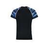 Li-Ning V-Neck Printed Breathable Short Sleeve Badminton Shirt Women Tops Black AAYW042-1