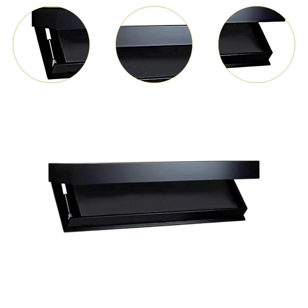 Floating Shelf with Hidden Compartment Wall Mount Drawer for Living Room Wood Concealment Shelf Wall Mounted Cabinet Rack
