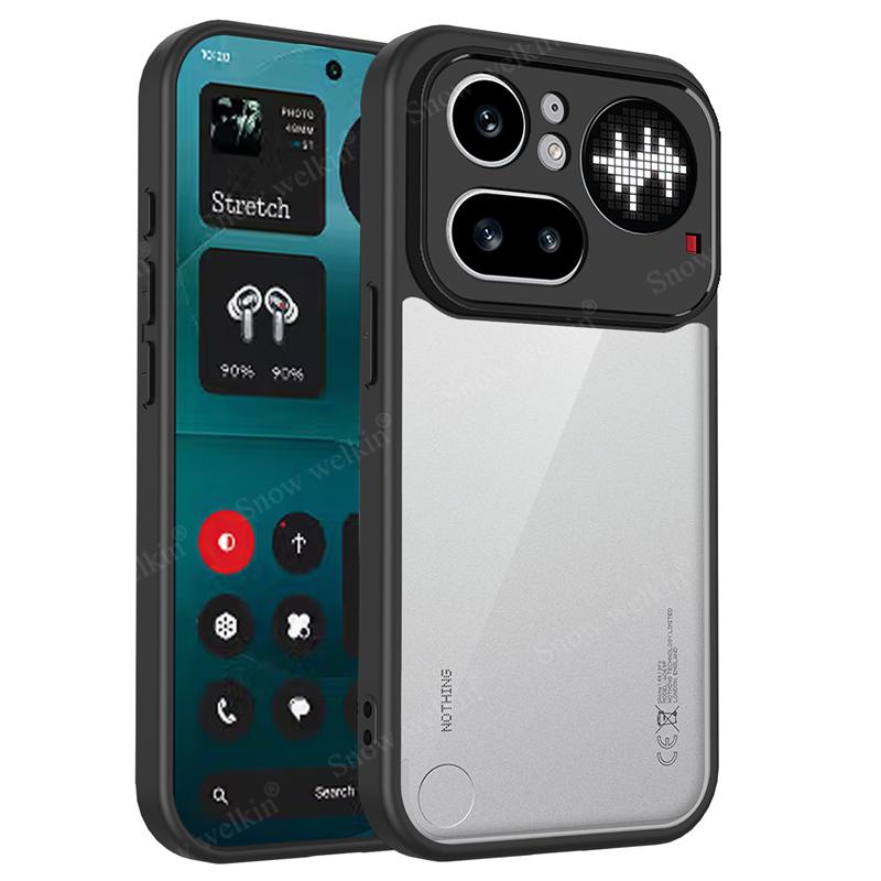 Transparent Silicone Case For Nothing Phone 4A Pro NothingPhone 4A Pro 4APro PC Back TPU Bumper Shockproof Phone Cases Cover