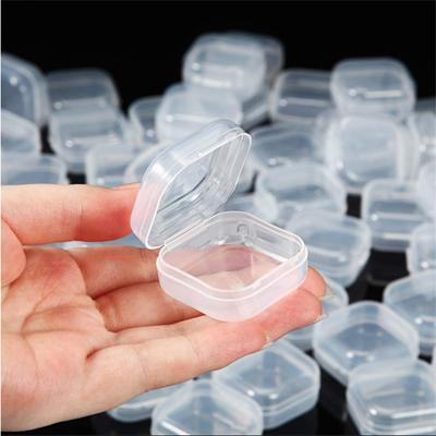 12 Stück Mini-Aufbewahrungsbehälter aus Kunststoff, tragbare Pille, Medikamentenhalter, Aufbewahrungsorganisator, Schmuck, Verpackung für Ohrringe, Ringe