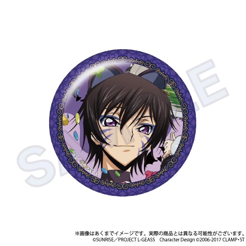 Code Lelouch of the Rebellion Lelouch Trading Collection Can Badge Box of 6 Geass ver.