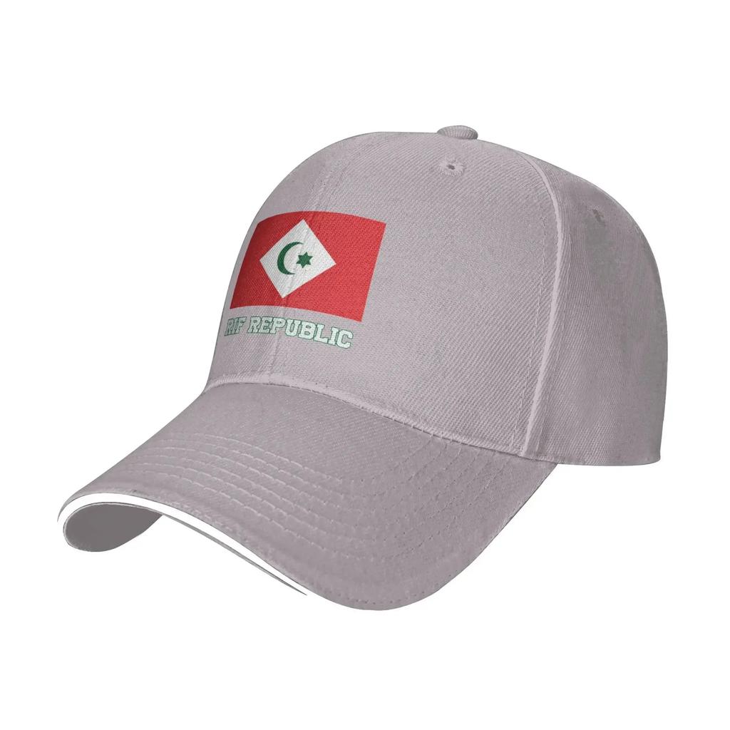 Republic Of The Rif Flag Sport Baseball Caps  Mens  High-end Male Beach Sunscreen Hat Trucker Cap