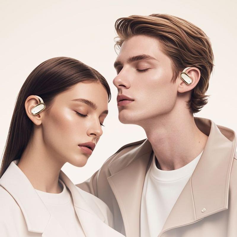 Wireless Headphones Ows Hifi Stereo Open Bluetooth 5.4 Earphones With Mic Call Noise Reduction Sports Waterproof