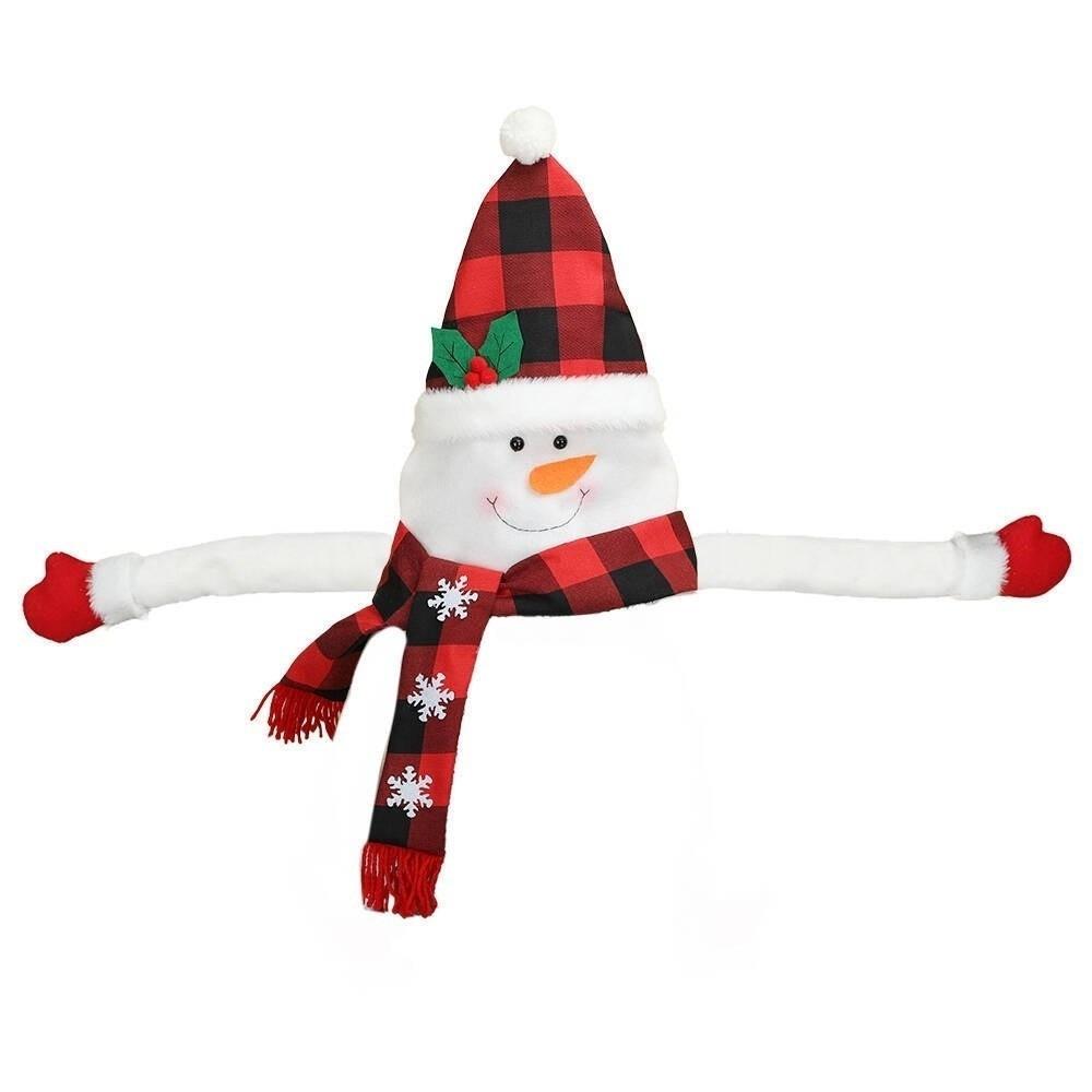Santa Claus Christmas Tree Top Decoration Cartoon Snowman Tree Topper  Christmas Home Decor