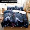 Baldur's Gate 3 Bedding Set Single Twin Full Queen King Size Bed Set Adult Kid Bedroom Duvet Cover Sets 3D Print Game Bed Sheet