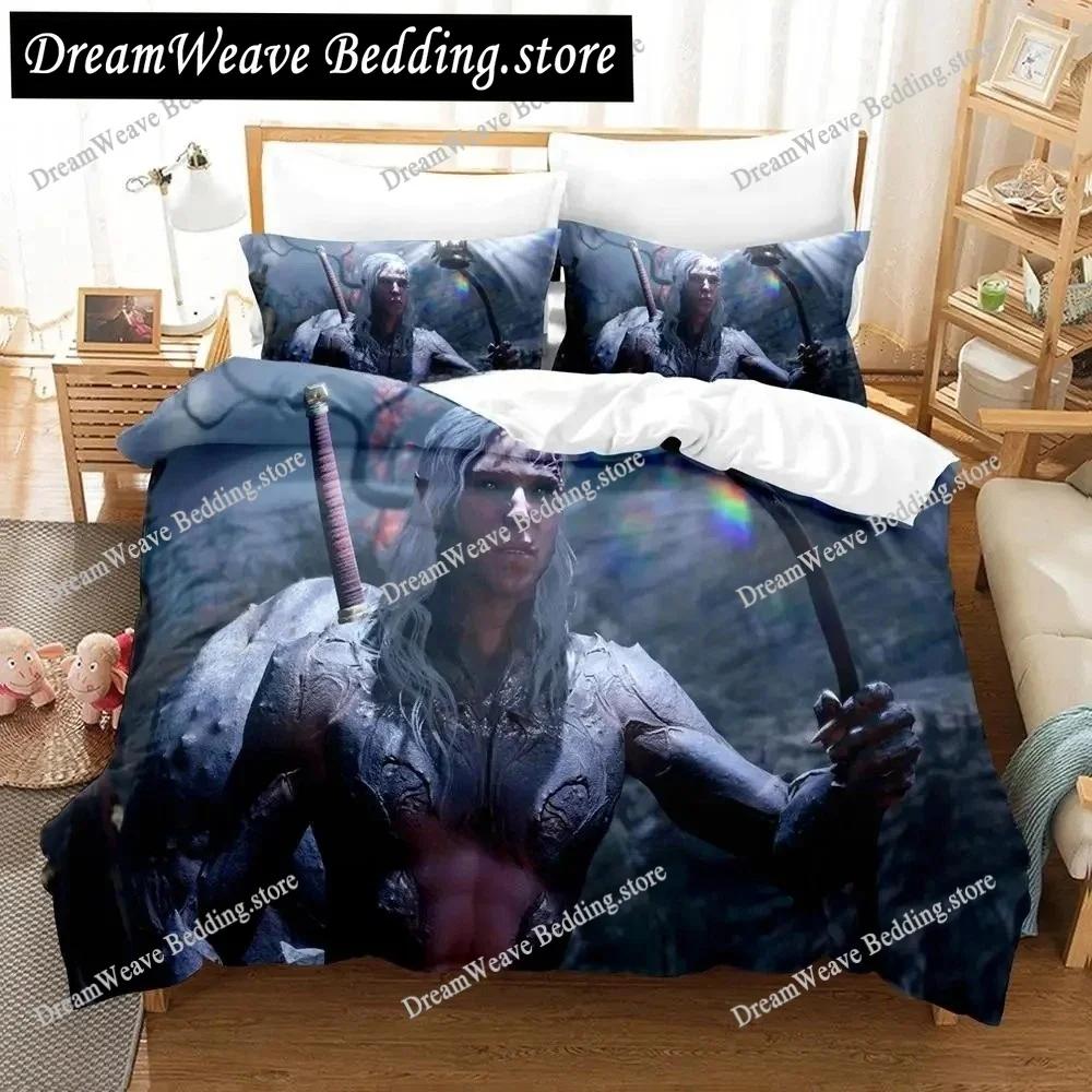 Baldur's Gate 3 Bedding Set Single Twin Full Queen King Size Bed Set Adult Kid Bedroom Duvet Cover Sets 3D Print Game Bed Sheet