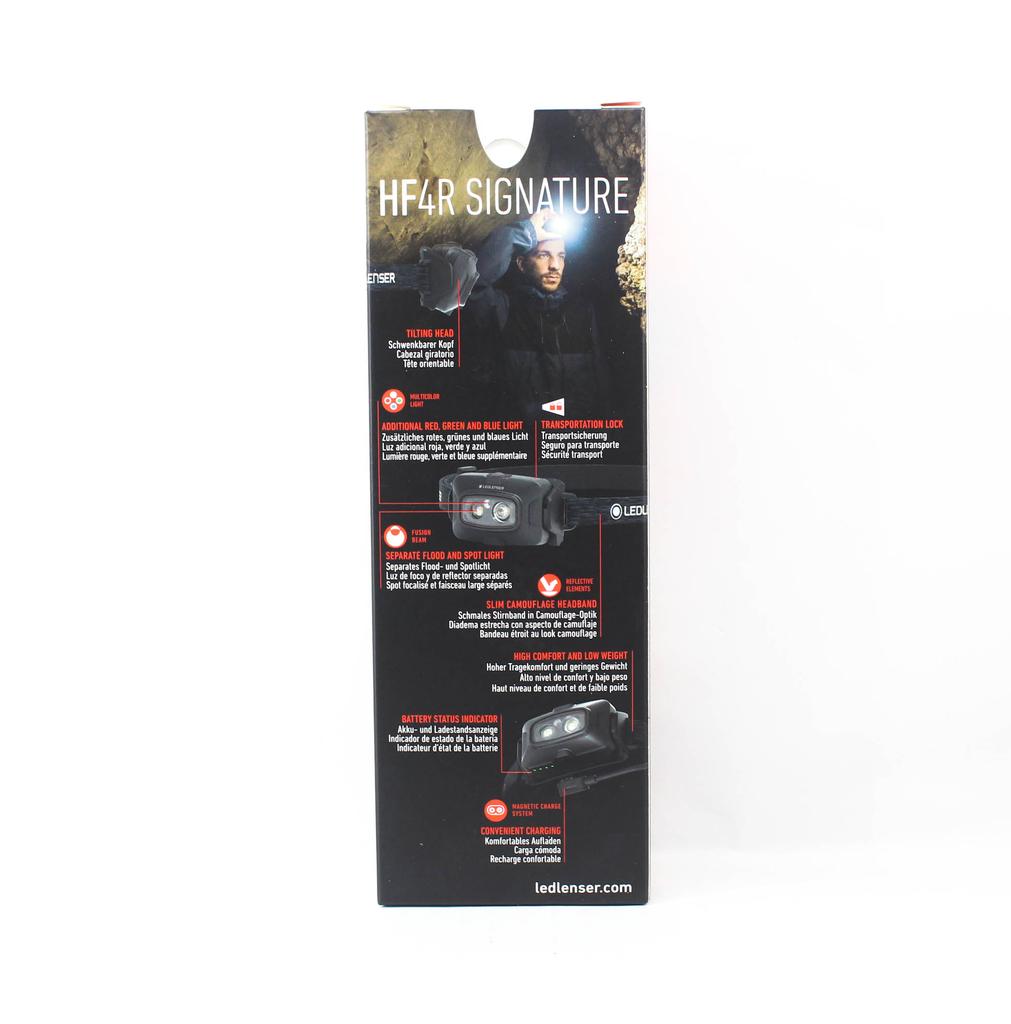 Ledlenser HF4R Kafa Lambası 600 Lümen 140m IP68 72g Şarj Edilebilir Siyah (1813)