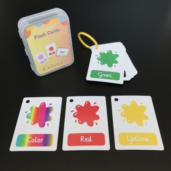 27Pcs/20Pcs/30Pcs Baby Flash Card Thickened Eye Protection Improve Logic Early Learning Flash Card Animal Number Alphabet Card Kit for Newborn