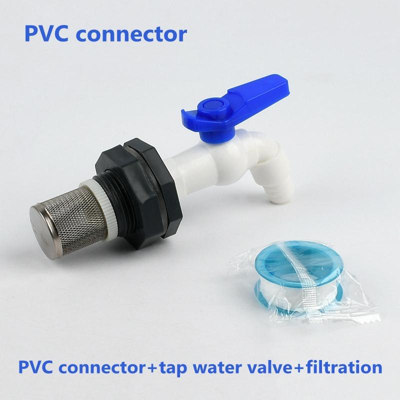1/2" 3/4" 1" 1.2" 1.5" 2" Female/Male Thread ABS Plastic Connector Garden Irrigation Joint Fish tank Aquarium Drain Pipe Fitting