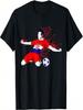 Maglia per tifosi di calcio della Croazia - T-shirt per amanti del calcio con bandiera croata(1)